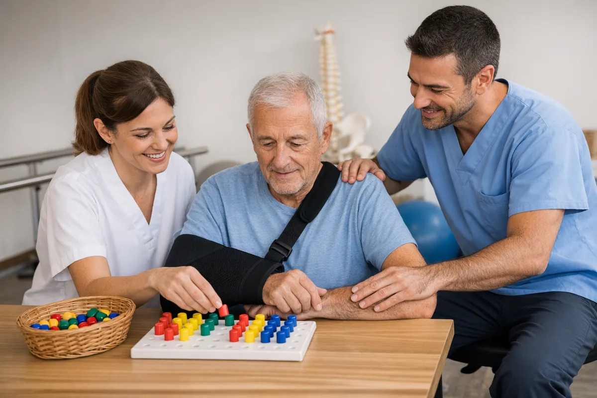 Imagen del artículo: Cómo desaparecen las barreras entre fisioterapia y terapia ocupacional en la rehabilitación neurológica